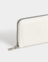 Billetera Romántico Billetera Con Relieve - Blanco Crudo