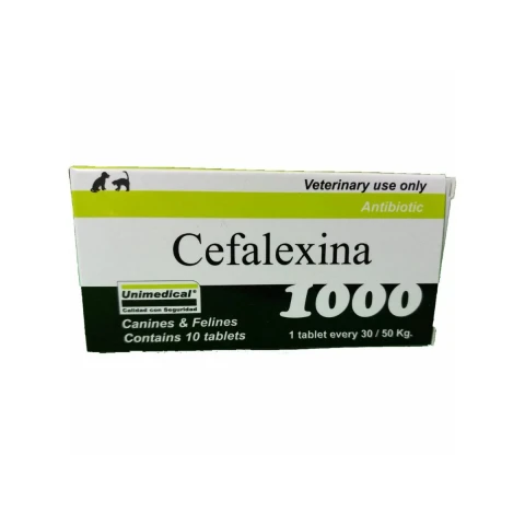CEFALEXINA 1000 X CAJA DE 10 COMPRIMIDOS CEFALEXINA 1000 X CAJA DE 10 COMPRIMIDOS