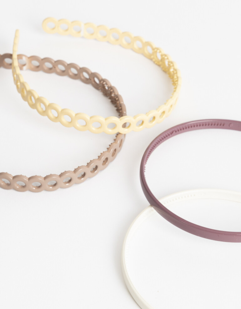 Vinchas Sets Acrilico Sets De Vinchas - Combinacion Bicolor