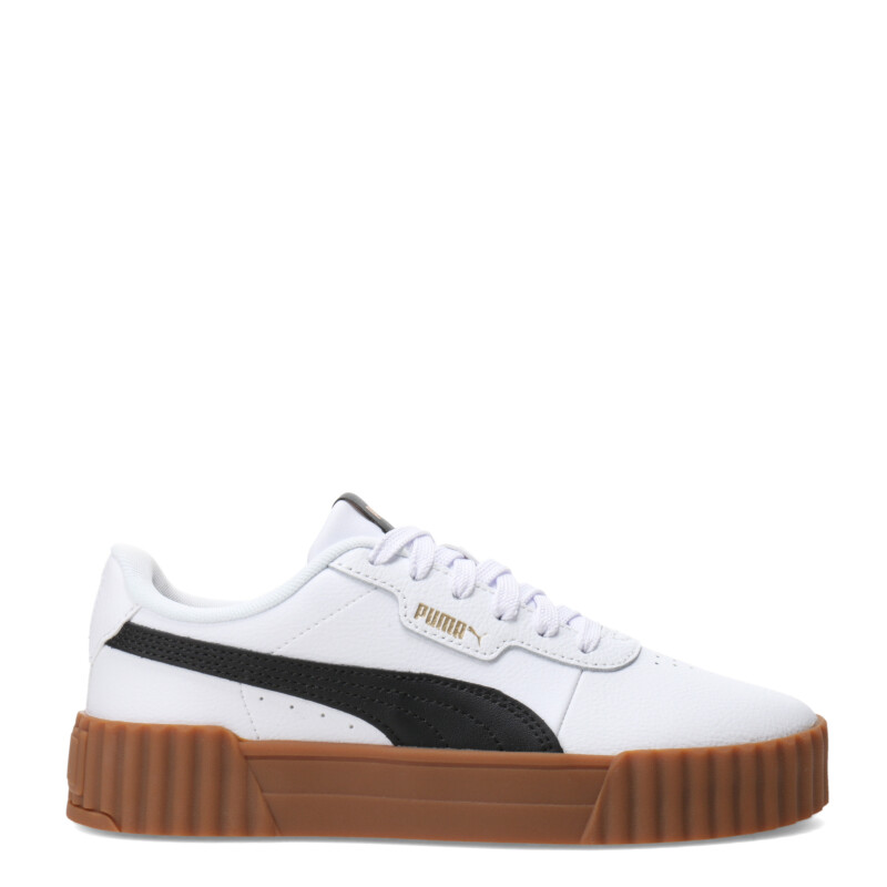 Championes de Mujer Puma Carina 3.0 Blanco - Negro - Camel