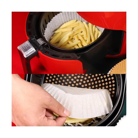 BANDEJAS DE PAPEL PARA FREIDORA SIN ACEITE (25UNIDADES)16CM 001