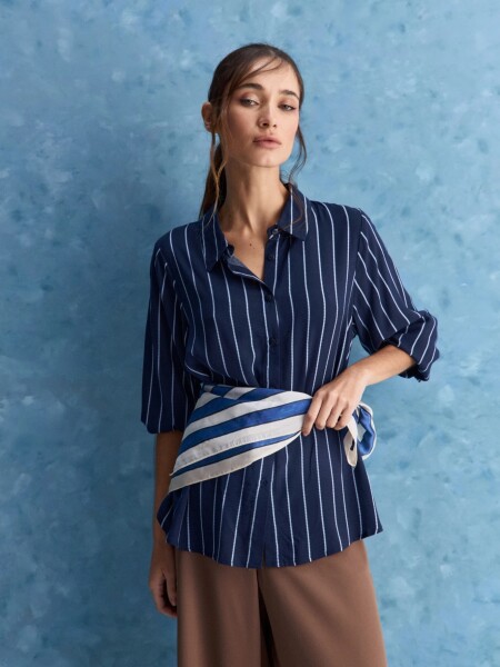 CAMISA ALLIE SOGNO AZUL