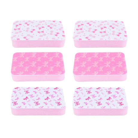 Set de 6 esponjas con diseño Set de 6 esponjas con diseño