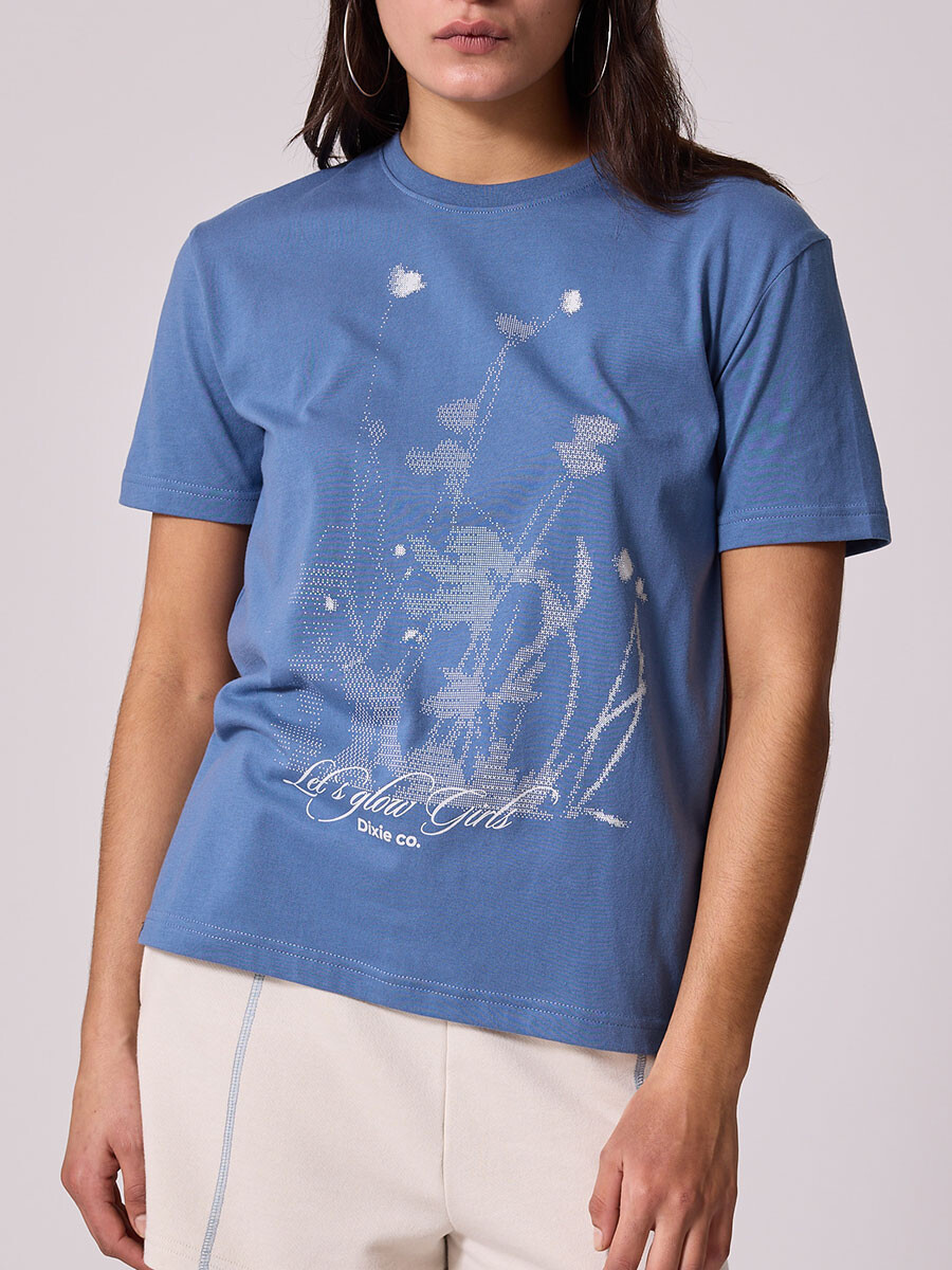 T-SHIRT CRUMI DIXIE - Azul Piedra 