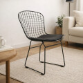 Silla Bertoia Negra – Diseño icónico