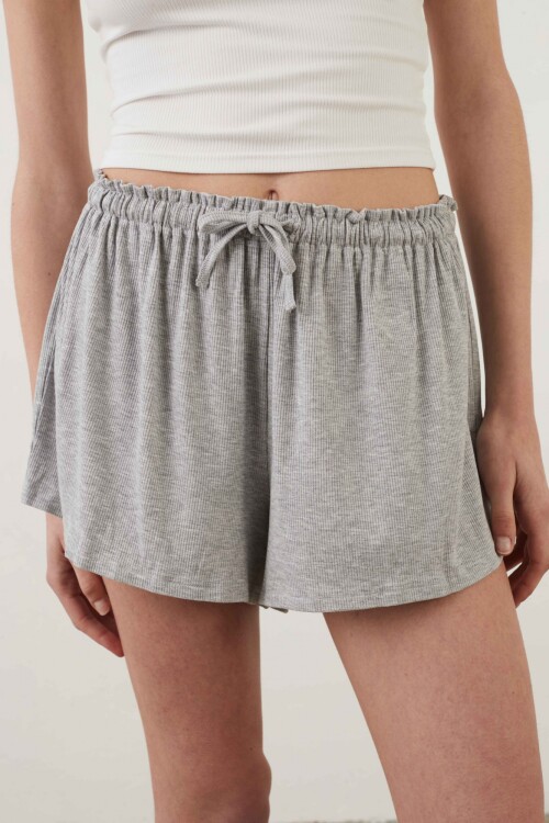 Short Perla Gris Melange