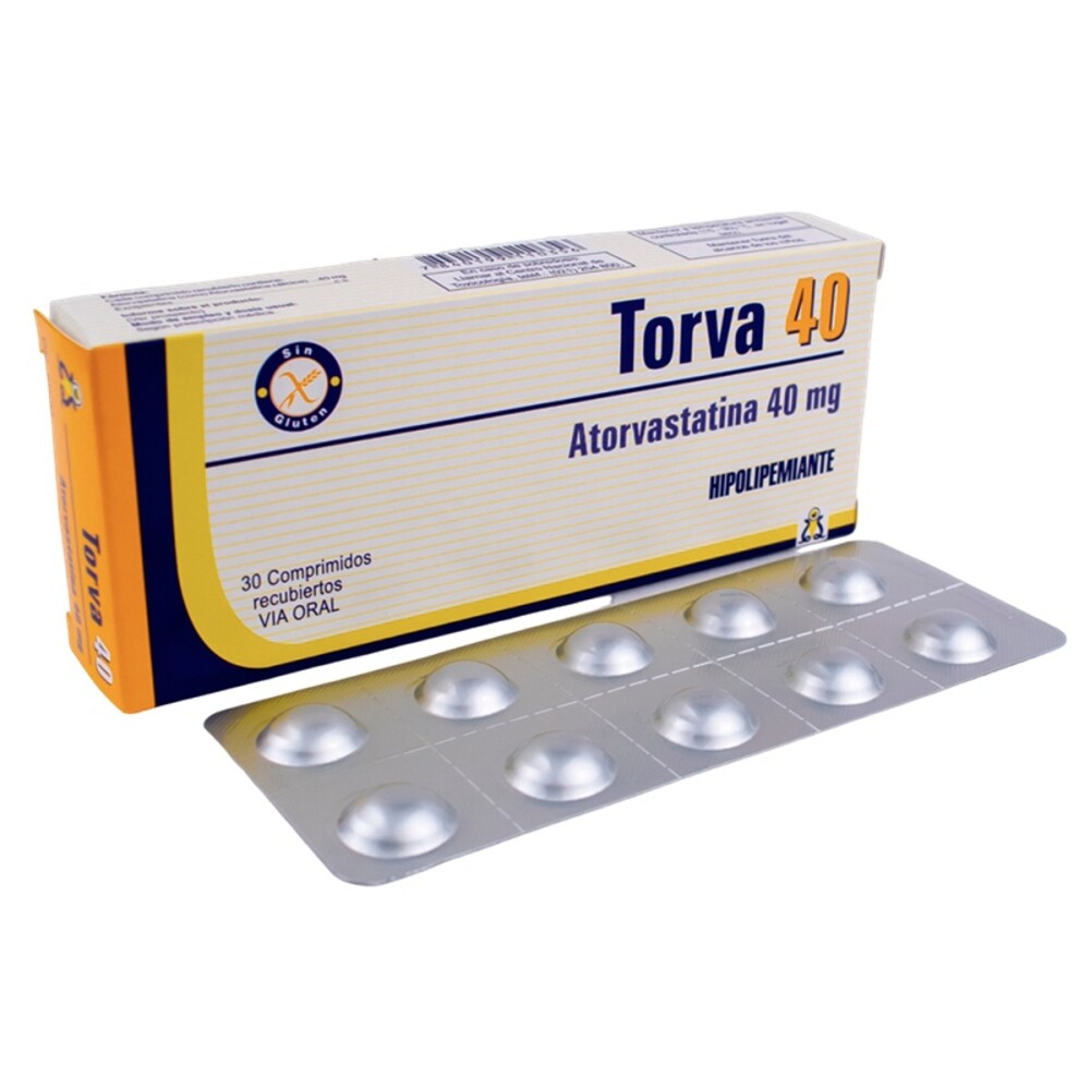 TORVA 40 MG. CJ X 30 COMPRIMIDOS única