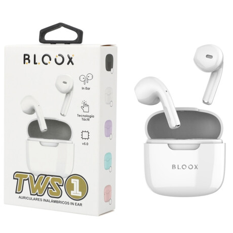 Auriculares Bluetooth In-ear Bloox con Estuche de Carga Auriculares Bluetooth In-ear Bloox con Estuche de Carga
