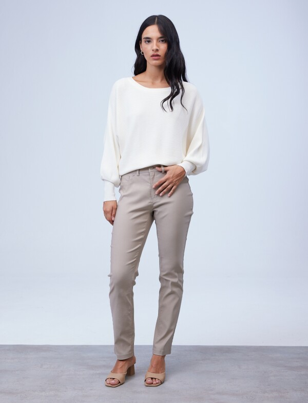 Pantalon Corte Jean TOSTADO