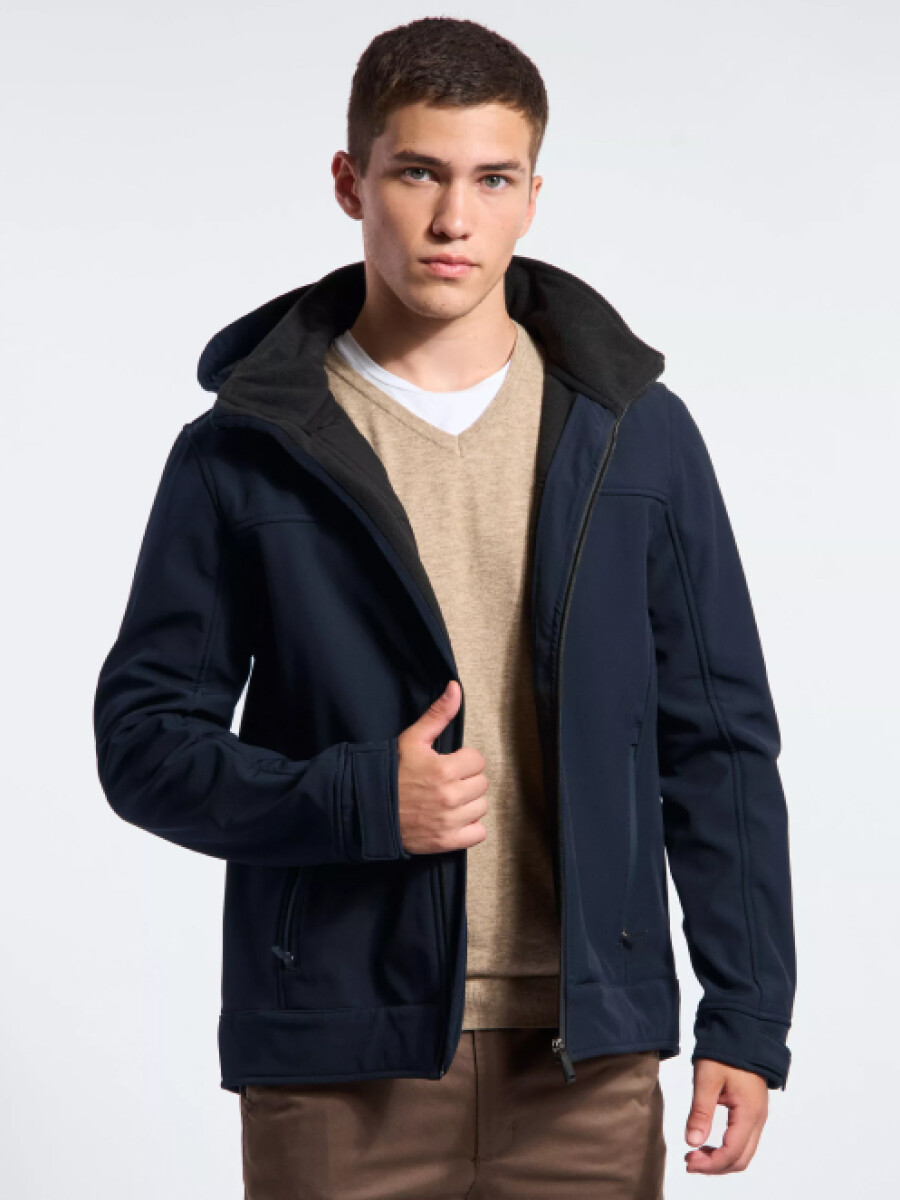 Campera Abrigo Smart - Marino 
