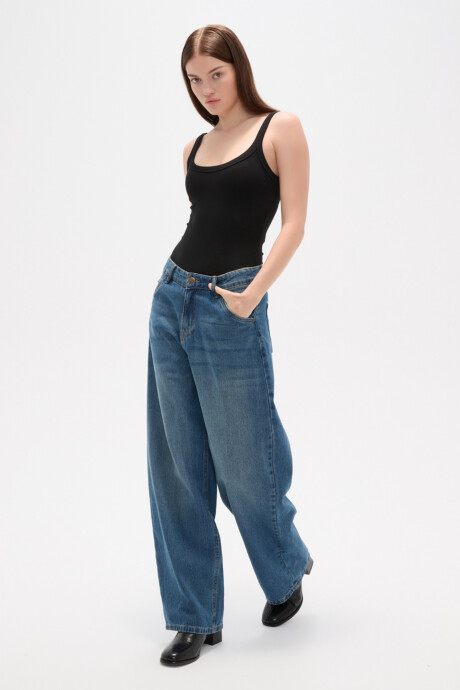 Pantalon Brisalta Azul Grisaceo