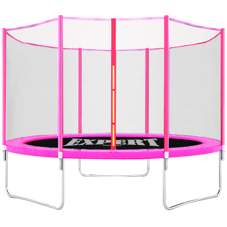 Cama Elástica Trampolín 183+ Cobertor + Red Colores Rosa
