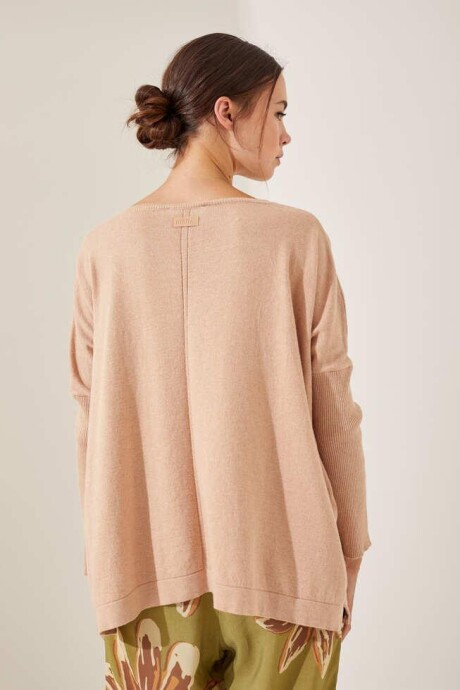 SWEATER GROVE CAMEL