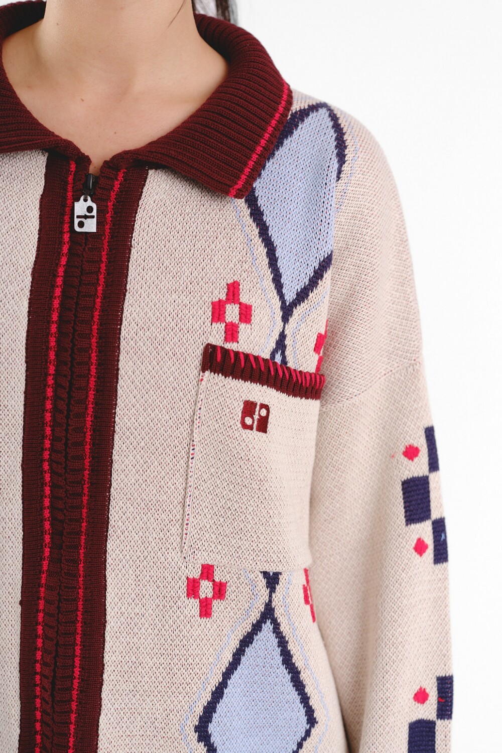 Campera Confeti Crudo