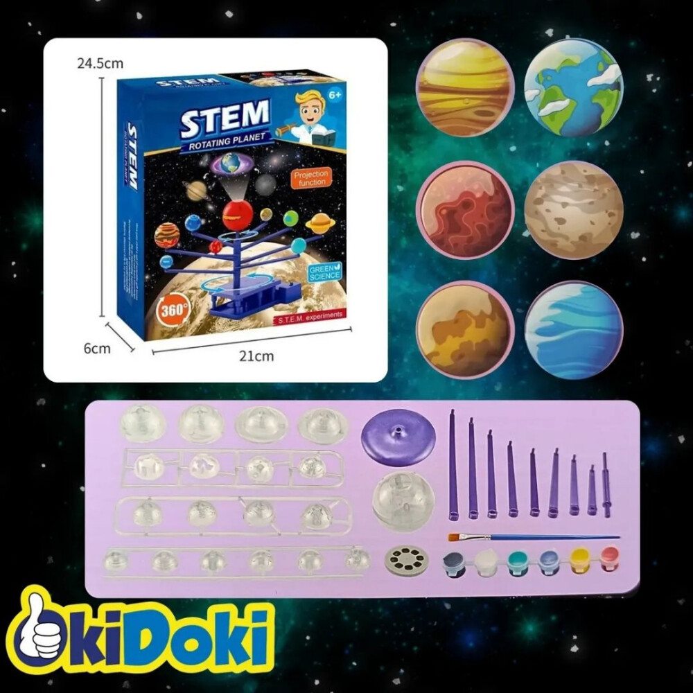 Kit Sistema Solar Con Proyector Planetario Kit Sistema Solar Con Proyector Planetario