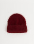 Gorro Romántico Gorro Efecto Peluche - Rojo Medio