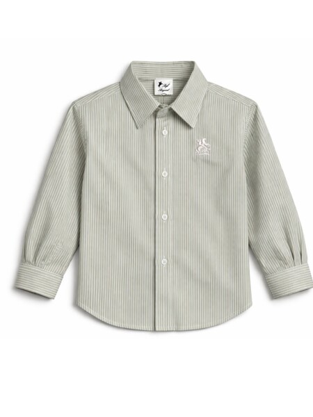 Camisa De Niño Rayas Verde