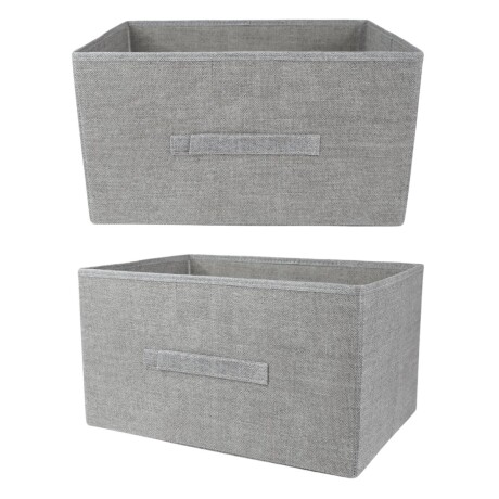 Caja organizadora de tela/carton plegable x2 Caja organizadora de tela/carton plegable x2