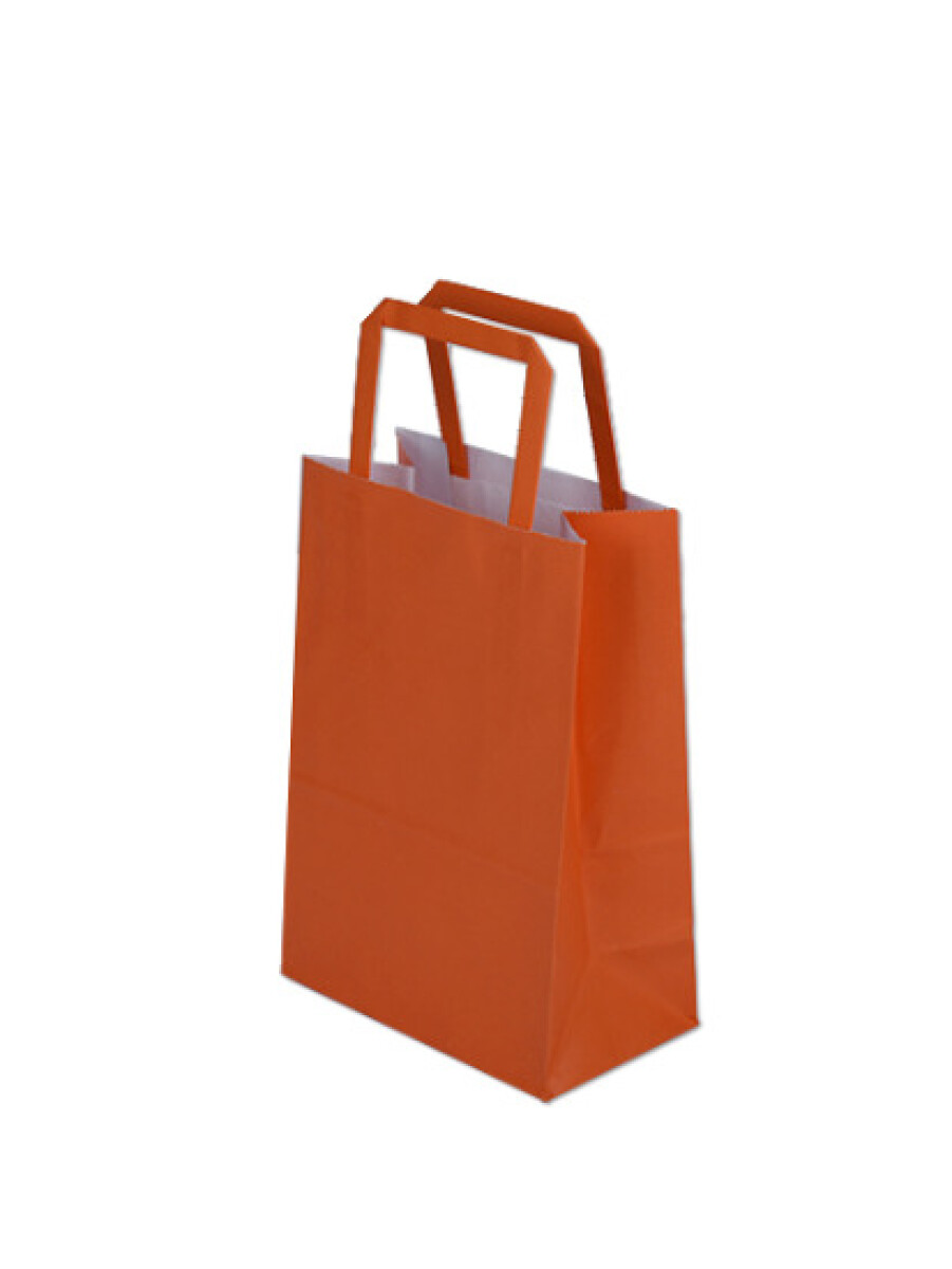 Bolsa lisa acuario 14x08x20 cm - NARANJA 