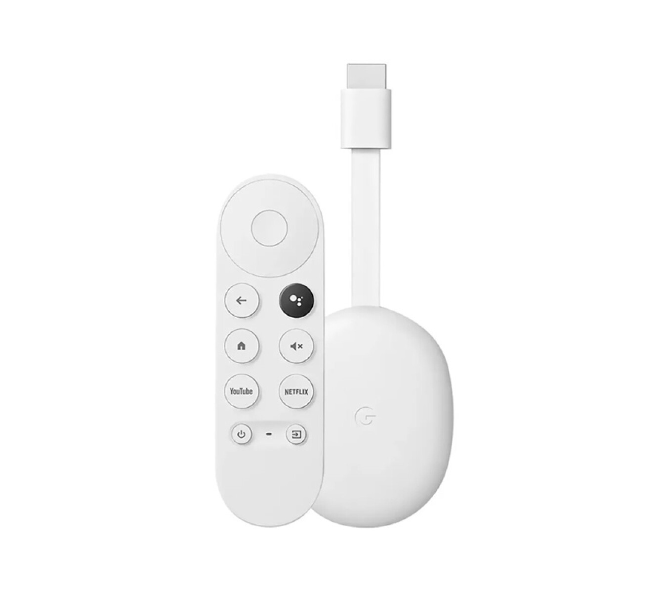Google Chromecast 2020 4K Con Control Blanco 