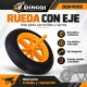 DINGQI RUEDA SOLIDA DE GOMA PU 16x4-8 PULGADAS Dingqi Rueda Solida De Goma Pu 16x4-8 Pulgadas