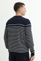 Sweater a rayas AZUL MARINO