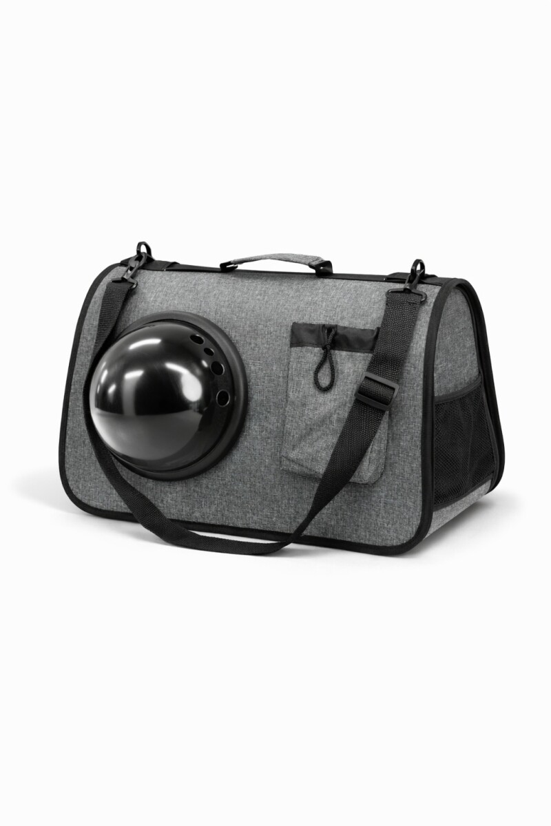BOLSO TRANSPORTADOR CON VISOR - GRIS 