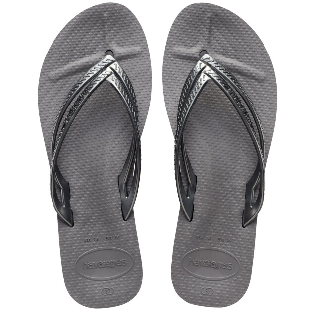 Sandalias de Mujer Havaianas Wedges Wns Gris Acero