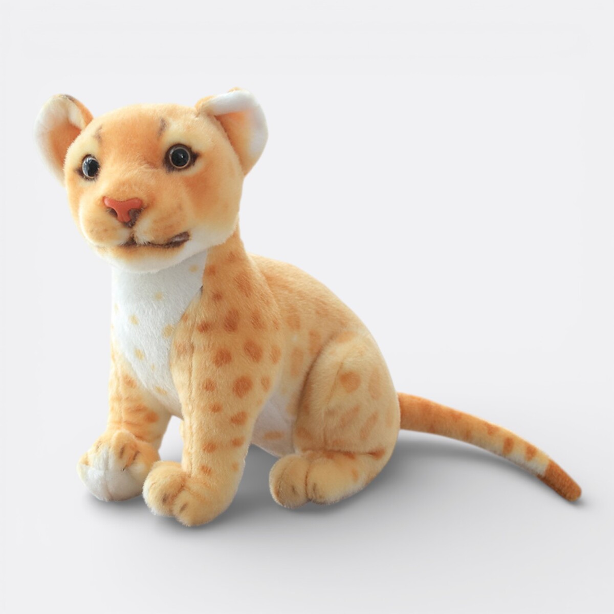 Peluche Grandes Felinos - Leopardo Manchas Naranjas 
