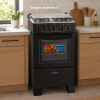 Cocina Punktal Pk-375c Multigas 4 Hornallas Negra Cocina Punktal Pk-375c Multigas 4 Hornallas Negra