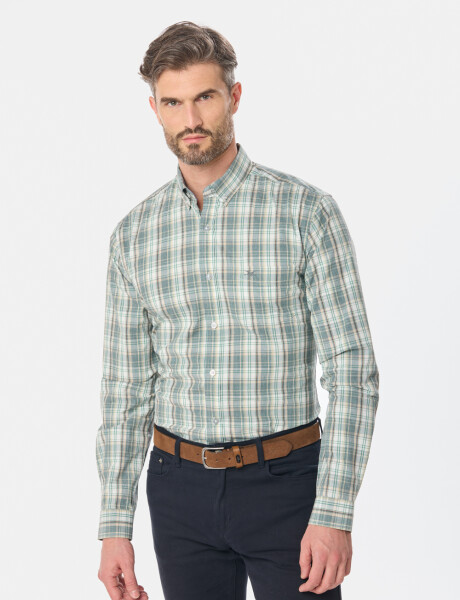 CAMISA CUADROS Verde