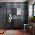 MUEBLE DE BAÑO MODELO IBATE NEGRO SIN TAPA Mueble De Baño Modelo Ibate Negro Sin Tapa