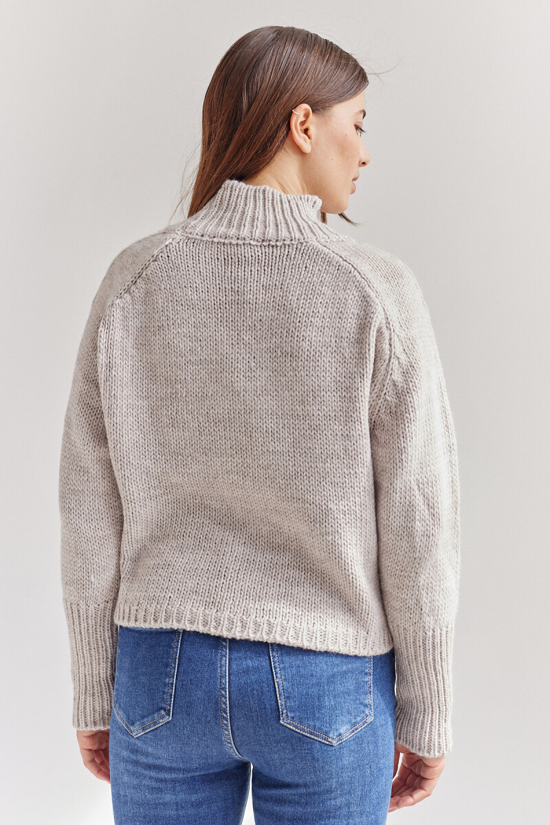 Sweater Isolina Beige/Vison