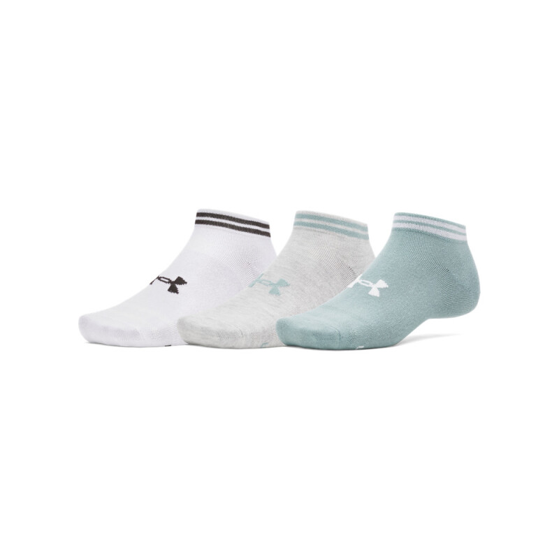 UA Essential Low Cut 3pk-BRN GRN-323