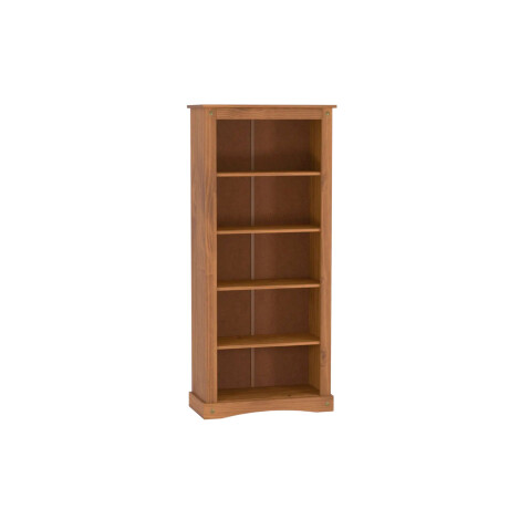 Estantería Biblioteca Lumax 5 Niveles 180x80x38 cm madera maciza Estantería Biblioteca Lumax 5 Niveles 180x80x38 cm madera maciza