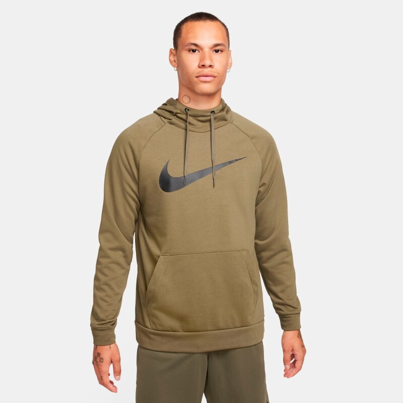 Abrigo Nike Dri-Fit Hdie Swoosh de Hombre Verde