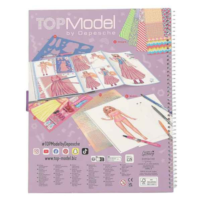 Libro para Colorear Top Model Moda Libro para Colorear Top Model Moda