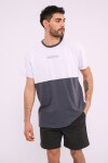 Remera oversize estampada Azul