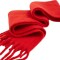 Bufanda Cálida Color Liso Rojo