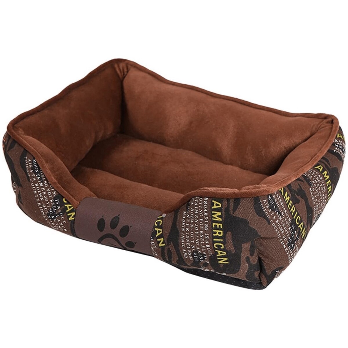 Cama Cucha Perro Gato Mascota Comoda Lavable Felpa 55x45x14 