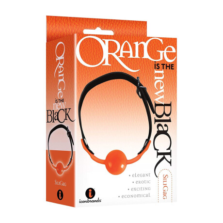 MOrdaza Orange is the New Black SiliGag MOrdaza Orange is the New Black SiliGag