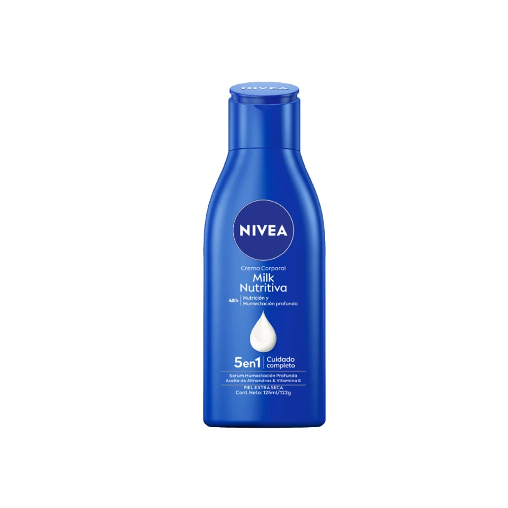 NIVEA BODY MILK NUTRITIVA FR. X 125 ML.