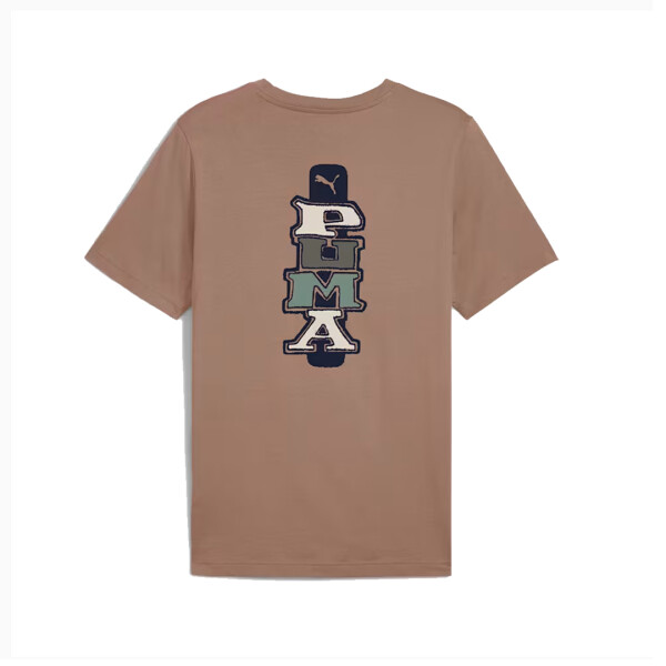 GRAPHICS BACK TEE - PUMA MARRON