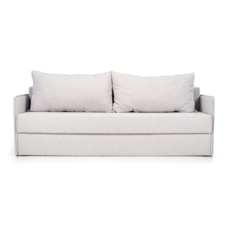 Sofá Cama Fito - Tela Microfibra 1058E (Gris claro)