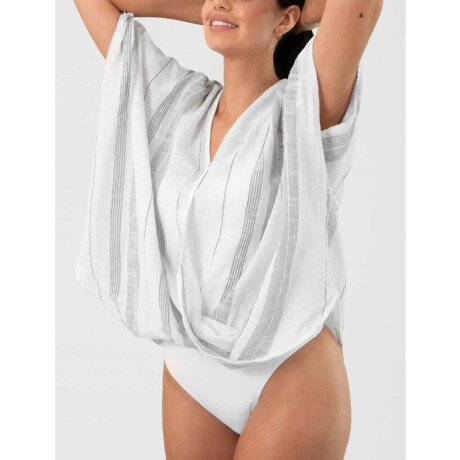 Poncho toscana Blanco