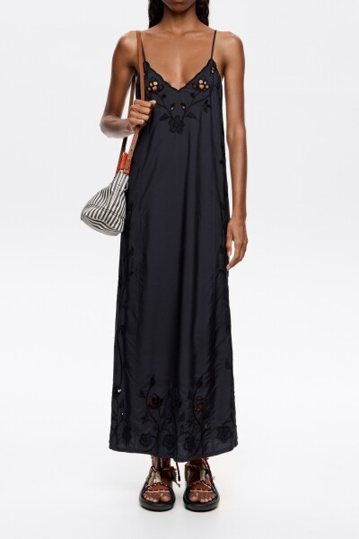VESTIDO FLUIDO Negro