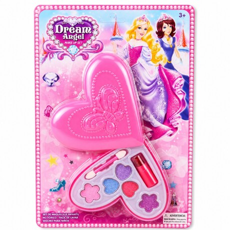 Set de Maquillaje Infantil en Forma de Petaca de Corazón 001