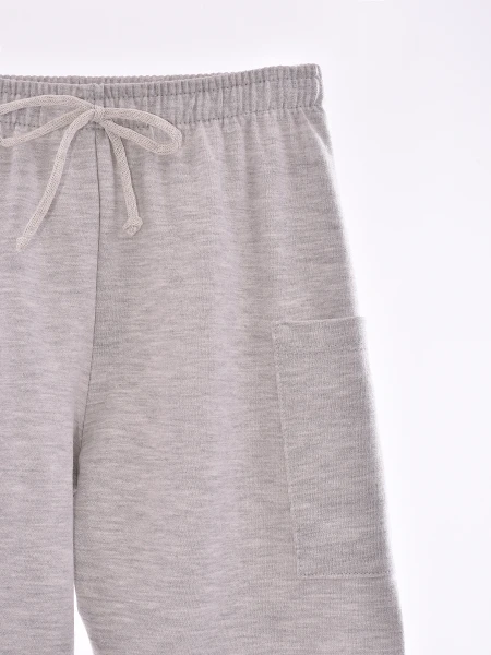 SHORT TEO GRIS CLARO