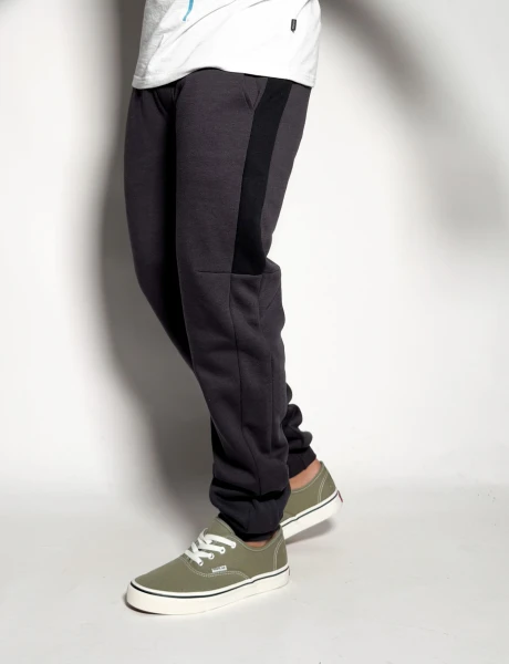 Jogger de algodon con puño Etan Azul