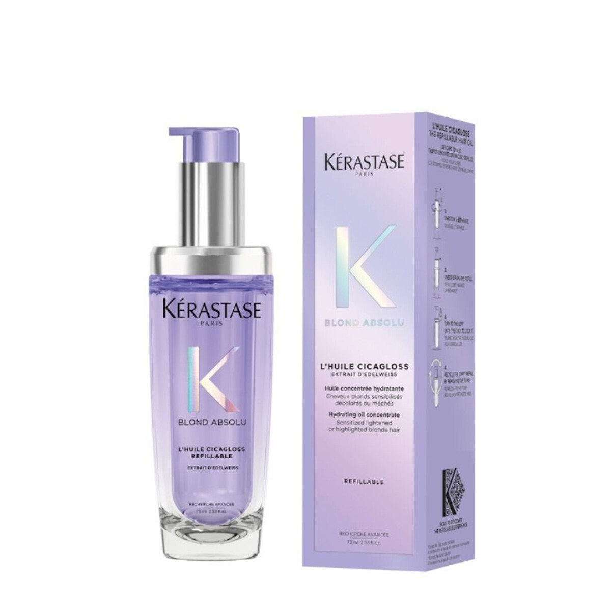 Aceite Kerastase Blond Absolu Huile Cicaextreme - 75 ml 